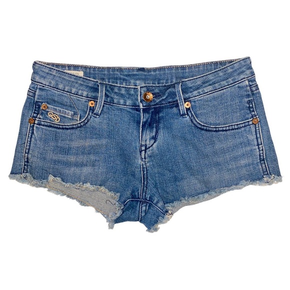 QSD Cut Off Denim Jean Shorts - Picture 4 of 10